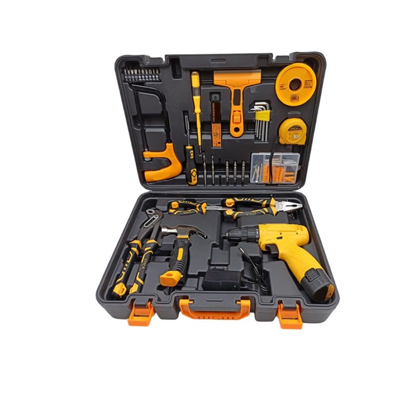 68-Pieces Drill Power Tools Durable Maintenance Hand Tool Set EP-10663