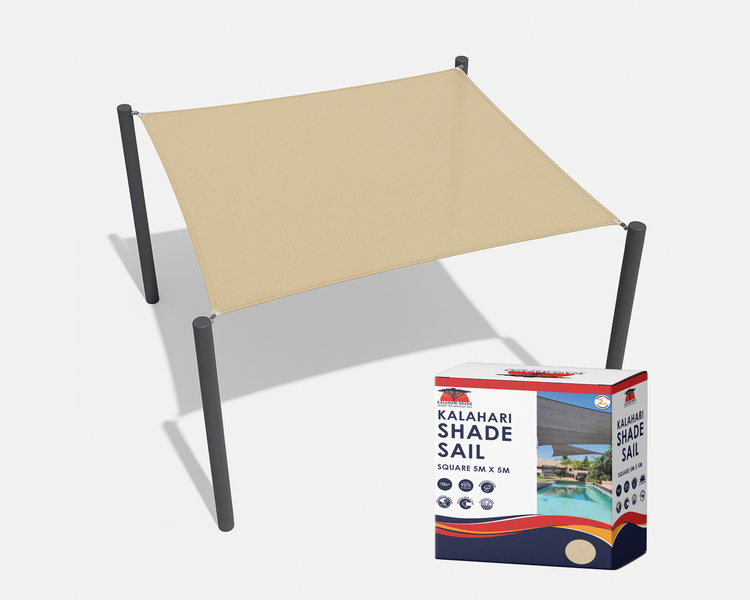 Kalahari Square Shade Sail 5m × 5 m