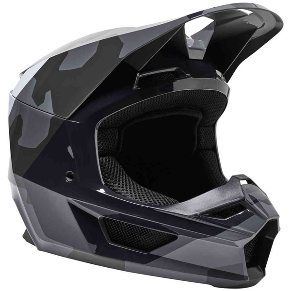 Fox V1 Bnkr Black Camo Helmet image