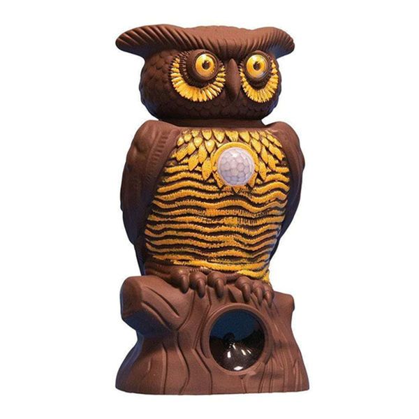 Durable &amp; Waterproof Owl Alert Motion Sensor Pest Control
