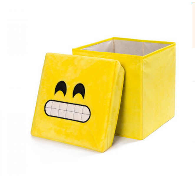 Jeronimo Emoji Ottoman - Big Smiles
