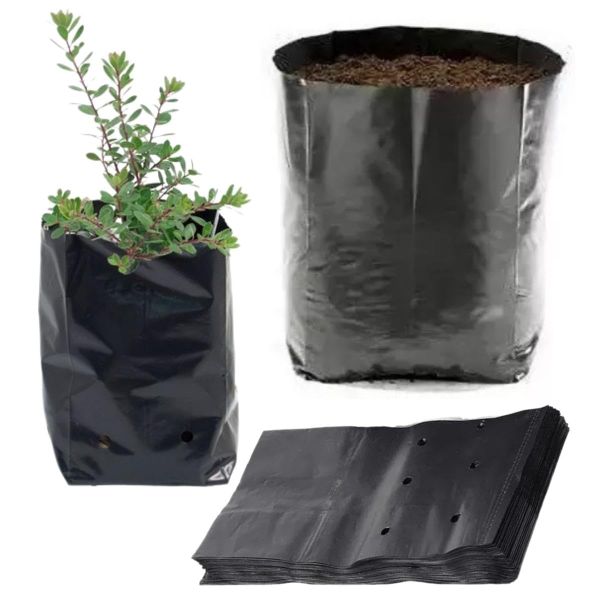 Black Nursery Grow Bags, 0.75L - 200 Pack