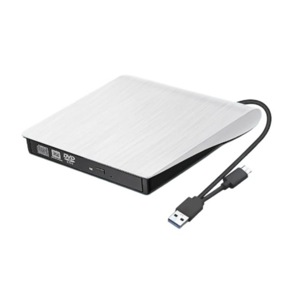 External CD/DVD Drive For Laptop, Type-C CD/DVD Player USB 3.0 Portable