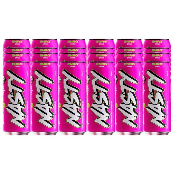 Nasty Energy Strawberry Watermelon Flavour 24x500ml