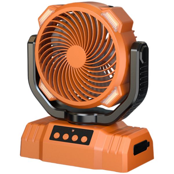 Camping 3-in-1 Unit Fan LED Light &amp; Powerbank For Home Office Outdoor Tent