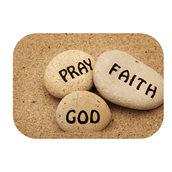 Pray Faith God Printed Mouse Pad