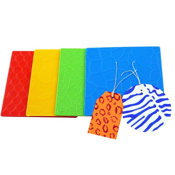 Anthony Peters Animal Print Rubbing &amp; Embossing Plates: 4 Pieces
