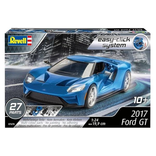 Revell-Ford GT-Easy Click Plastic Model Kit - 1/24-2017