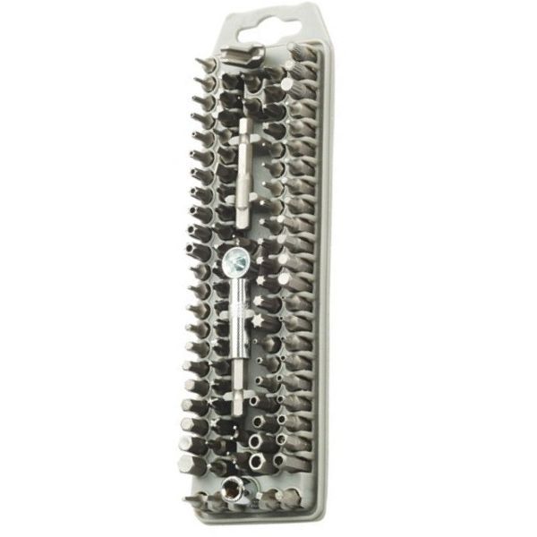 PRK SD-2310 100-Piece Chrome Vanadium Steel Bit Set with Case