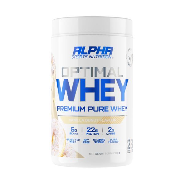Alpha Sports Nutrition Optimal Whey - Vanilla Donut - 908g