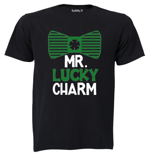Mr. Lucky Charm - Kids T-Shirt (Grey)