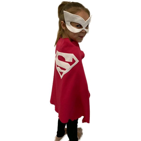 Super Girl Cape &amp; Mask