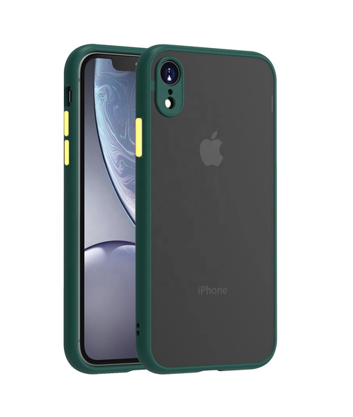 Rappid Shockproof Hybrid Thin Translucent Case Cover for iPhone 7 - Green
