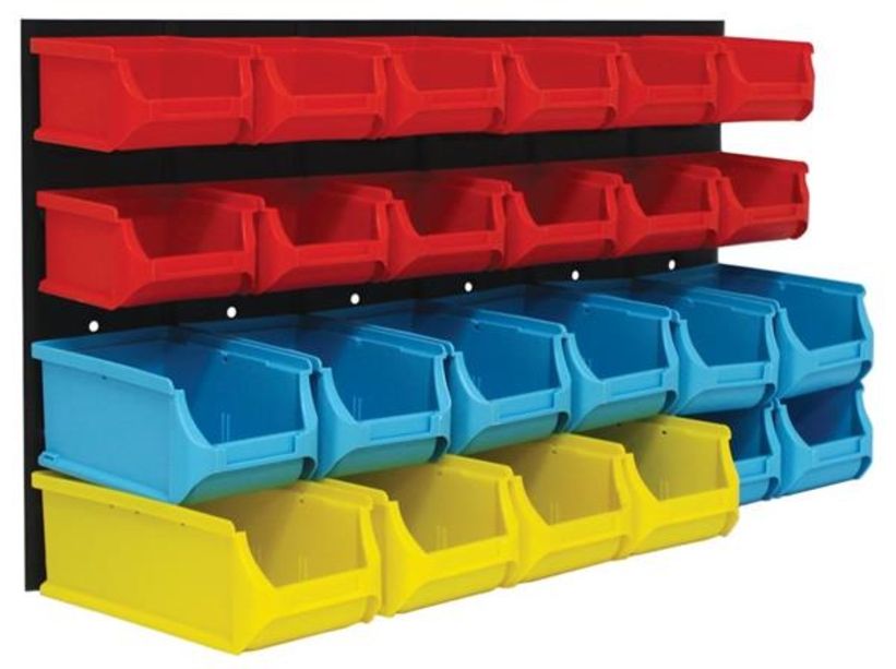 Wall Mounting Storage Bins 24 Piece Shop Today. Get it Tomorrow