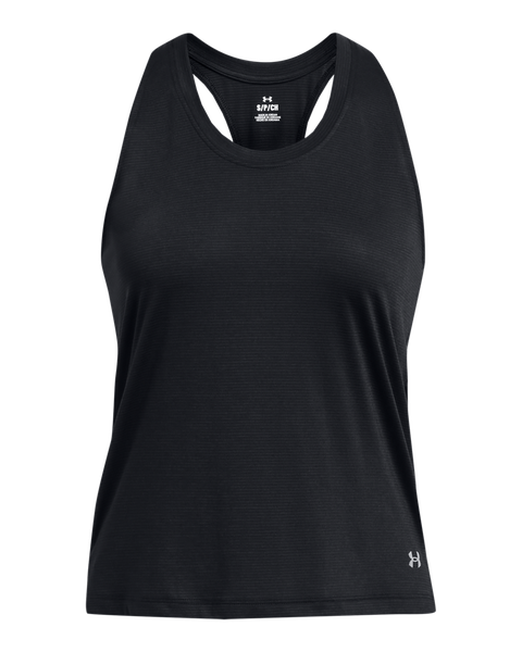 Under Armour Women's Launch Singlet Running Vest - Black/Reflective