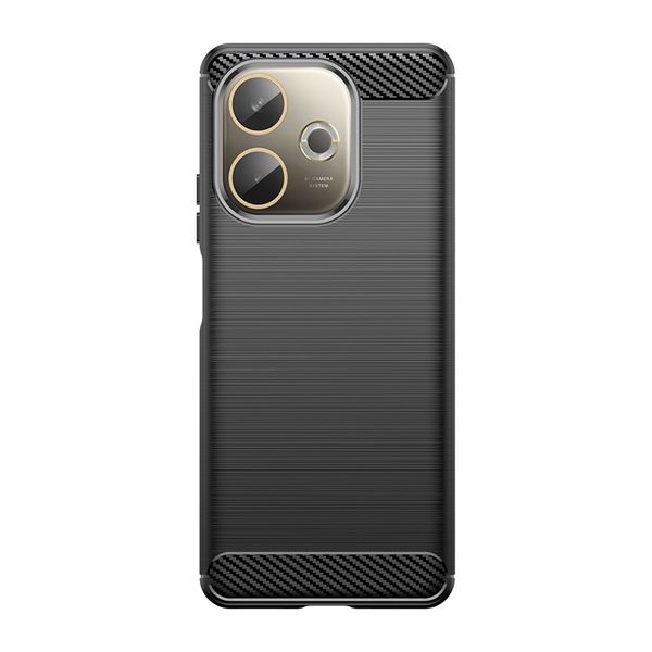 Carbon Fiber Brushed Texture Case compatible with OPPO A5 Pro 5G