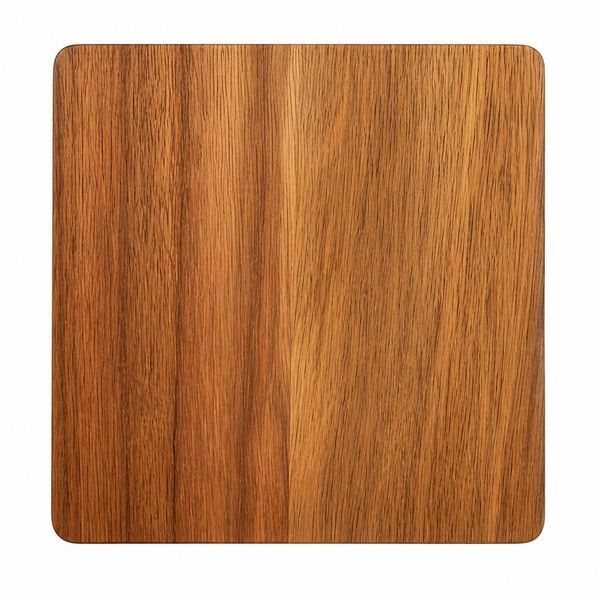 Trocraft Laser Engravable Square Wooden Coasters - 4 Piece Set