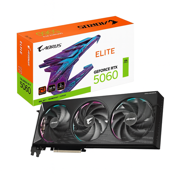 Gigabyte GeForce RTX 5060 AORUS Elite 8GB GDDR7 Graphics Card