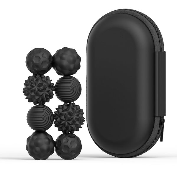 Magnetic Fidget Balls Toys, 8 Piece Silicone Sensory Stress Relief Toys