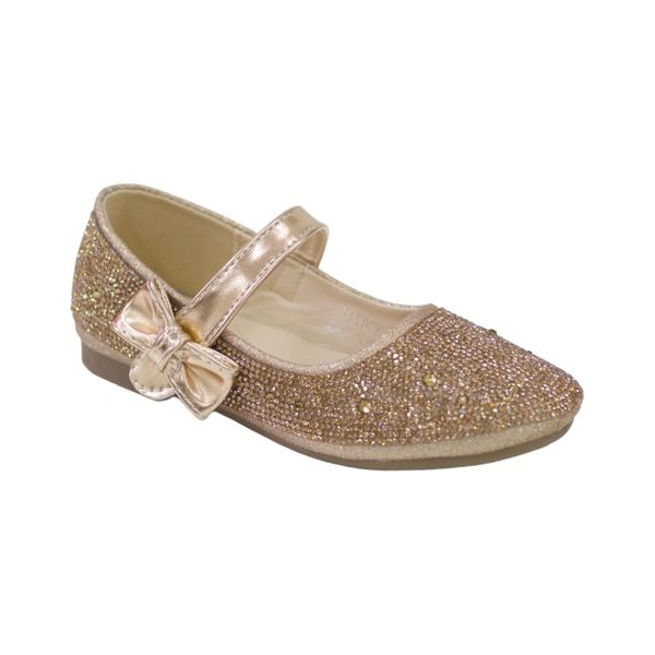 LaMara Paris Saydee Infants Girls Diamanet Ballerina Champagne