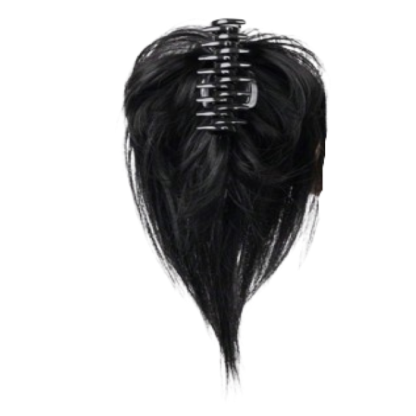 Messy Updo Claw Clip Faux Pony Hair Piece (Black) Shop Today. Get it