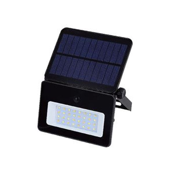 ACDC - Solar Cct Led Flood Light 16w /1600lm 3000mah C/w Pir