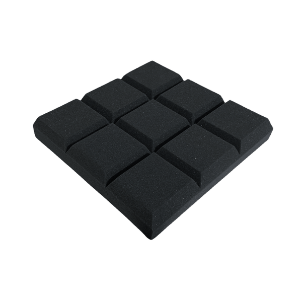 Square - Acoustic Sound Foam Panels - Black
