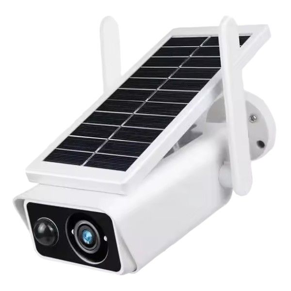 IP66 Rated HD Solar Powered Wi-Fi Outdoor Surveillance Camera - White