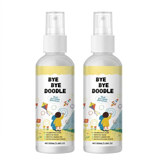 Instant Wall Stain Remover Spray for Crayon &amp; Marker - 2-Pack