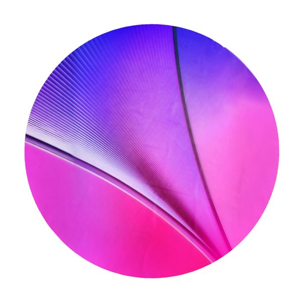 Pink Waves Round Tablecloth