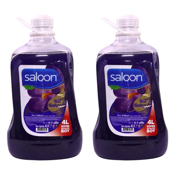Saloon Liquid Hand Wash Soap - Lavender - 4 Litres - 2 Pack