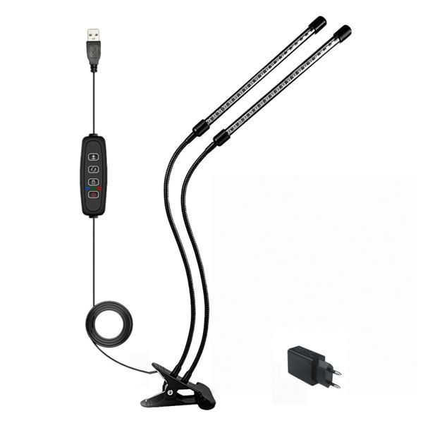 LED Grow Light with Full Spectrum for Indoor Plants 1 Tube Yellow and Red