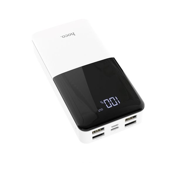 20000mAh 4 USB Output Power Bank - White