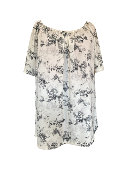 Plus Size Crepe Blend Gypsy Top
