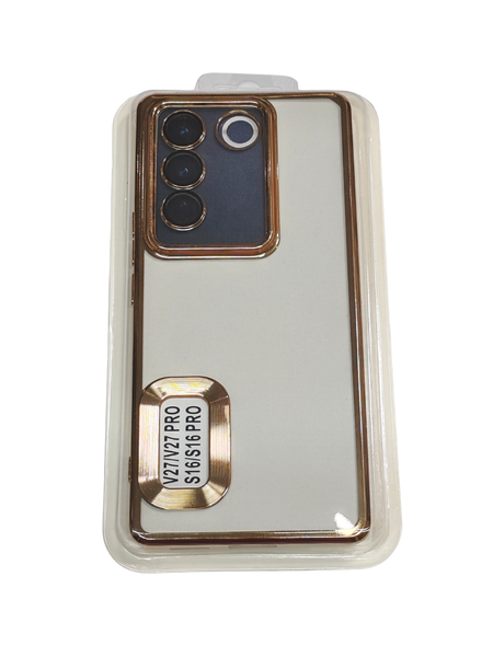 Dual Color &amp; Clear Camera Protective Cover for Vivo V27, V27 Pro