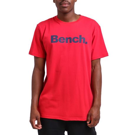 Bench-Mens-Oscar Ss T-Shirt-Red | Shop Today. Get it Tomorrow!