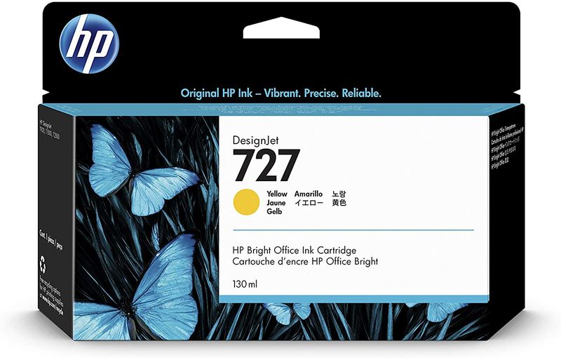 Hp 727 130ml Yellow Cartridge for T920 and T1500