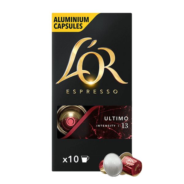 L’OR Ultimo Intensity 13 Nespresso Compatible Coffee Capsules - 10 Capsules