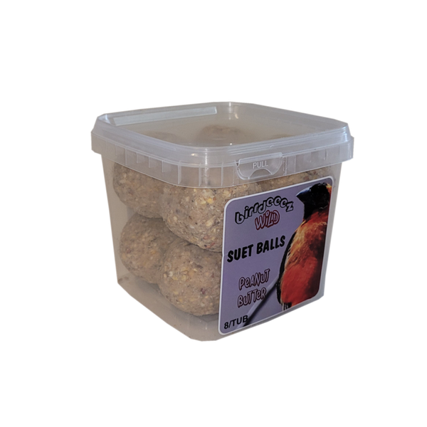 Birdies Suet Balls Peanut Butter 8 Balls per Tub