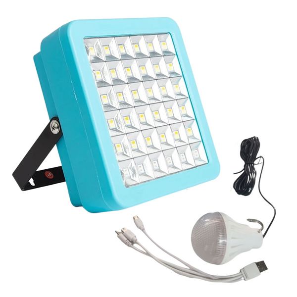72 LEDs Multi-Function Solar Light With 10W Bulb AB-TA147