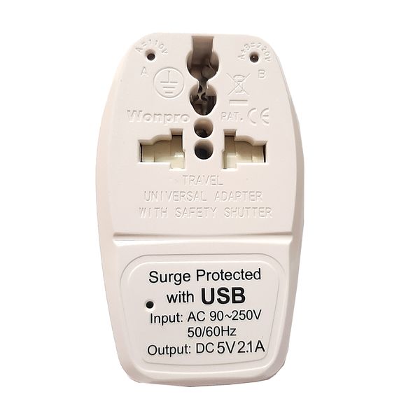 2.1A Visitor Plug to UK