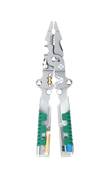 18-in-1 Folding Wire Stripper Pliers with Voltage Tester