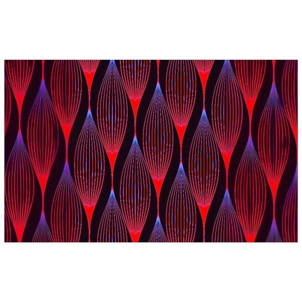 Scarlet Hibiscus Haze Rectangle Tablecloth