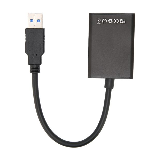 USB3.0 to HDMI Adapter, Male-Female, HD, Plug &amp; Play