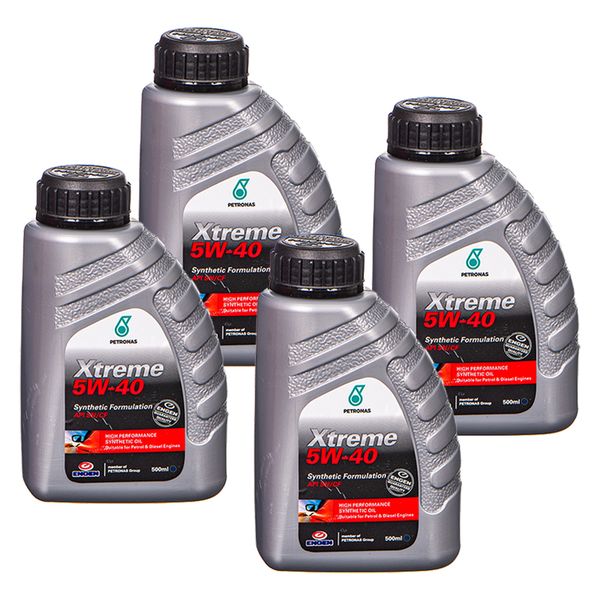 Engen Xtreme 5W-40 500Ml - 4 Pack