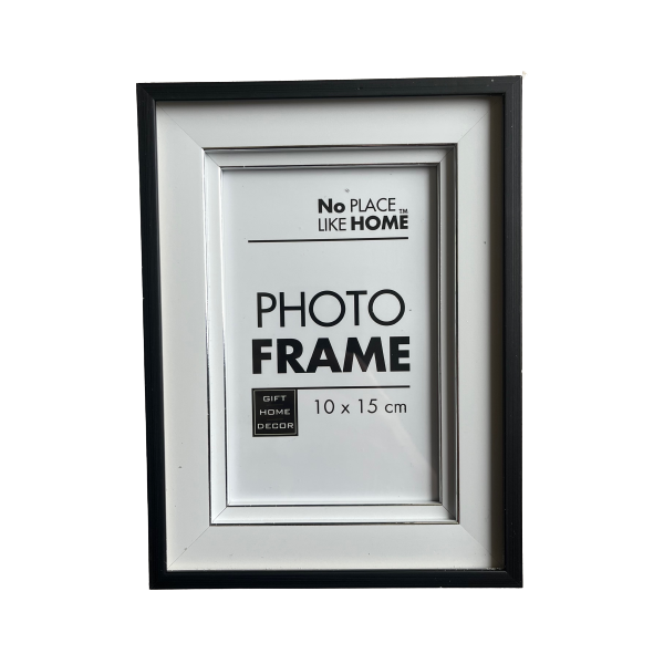 Multi-Layer Plastic Wood Finish Rectangular Picture Frame (15cm x 20cm)