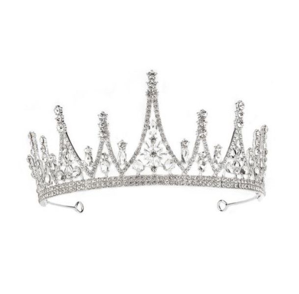 Olive Tree - Rhinestone Crystal Styled Tiara 17 - Bridal / Formal Event