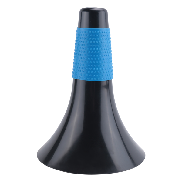 Football Training Cone Soccer Barrier Training Logo Black and Blue