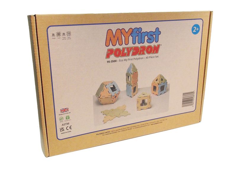 Eco My First Polydron – 40 Piece Set