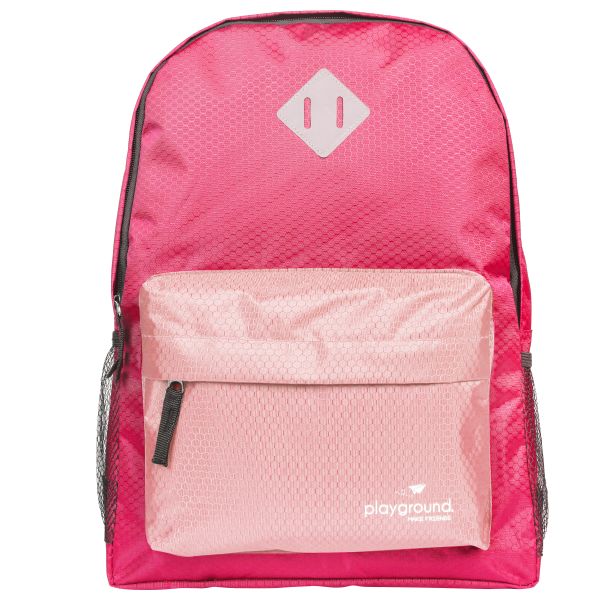 Playground - School Bag for Girls - Hometime Series in Fuschia and Pink